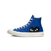 (店+)【CONVERSE】171846C CDG Play x Converse 1970s Chuck Taylor All-Star '70 Pack 川久保玲 潮流百搭 耐磨輕便減震 高幫 帆布鞋 男女同款 藍黑