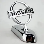 （可開發票）臺灣現貨Nissan 日産 汽車引擎蓋立標貼 車頭立標 立標車頭機蓋貼 車載改裝立體車標貼 金屬機蓋立標（滿