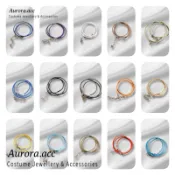 Aurora.acc|布里 皮繩 鎖骨項鍊｜蠟線｜頸鍊｜奧蘿菈飾品｜送 耳堵｜小眾設計｜DIY ins|網紅款｜手鍊