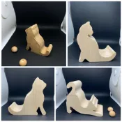 貓咪 狗狗造型 手機座 名片座 療育小物 擺飾 小貓 小狗 辦公室用品 台灣製造 母親節 中秋節 雙11 雙12 父親