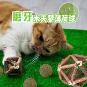 隔日到貨💥 貓咪 貓薄荷球 蟲癭果 逗貓棒 耐咬自嗨 解悶神器磨牙棒 磨牙貓咪玩具替換球 貓薄荷 貓咪紓壓