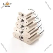 不銹鋼鎖 防盜鎖🎉掛鎖圓角掛鎖防剪鎖具防水防盜家用宿舍大門小鎖頭長梁鎖子倉庫房門