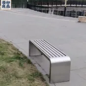 免運 附發票 戶外長椅 公園椅 休閒長椅 庭院椅 不銹鋼公園長椅戶外防腐塑木長條凳庭院座椅小區園林休閑凳子工廠現貨直銷 全館八折 售後保障 可開立發票 店長新品推薦 5y116