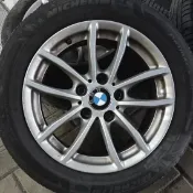 二手拆車 BMW 1系F20原廠16寸鋁圈 帶米其林輪胎規格205/55R16 中心孔5x120 適配1系2系3系等
