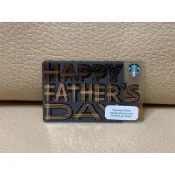 星巴克 STARBUCKS 菲律賓 2018 父親節 限量 隨行卡 儲值卡 卡片 星巴克卡 收集 收藏 紀念