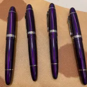🔥現貨秒發🔥【霸氣重手】 Jinhao 金豪 159 皇家紫鋼筆 經典大號雪茄型 螺旋式旋蓋 銥金筆尖 商務簽名筆