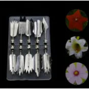 10 件/套布丁噴嘴 3D 果凍花蛋糕果凍明膠藝術工具俄羅斯噴嘴 DIY 蛋糕裝飾工具