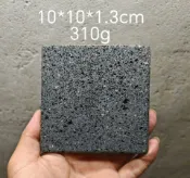 古瓷堂日本回流瓷器 天然火山巖石板 耐高溫壺承杯墊 精修切割烤盤 10x10cm 吸水防滑杯墊 台灣現貨賣場