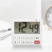 (店+)大螢幕電子計時器｜可調音量・靜音閃燈・廚房倒數計時器