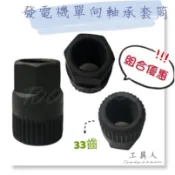 【工具人】台灣製 VW Audi 單向軸承 發電機 皮帶輪 皮帶盤 拆卸 特殊套筒 33齒 特殊工具 出清 現貨 扳手