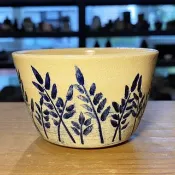 手作陶杯 | 陶刻花草