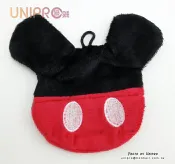 UNIPRO優鋪 UNIPRO 日貨 迪士尼 米奇 Mickey 絨毛 小香包 小絨布袋 捷運卡套 鑰匙包 零錢包