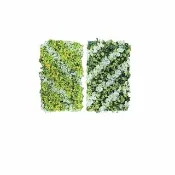 【園藝世界】人造草皮-植牆草40*60 公分(雪花/油菜花 新品上市)