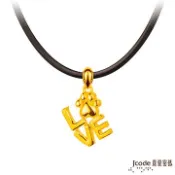 Jcode 真愛密碼 Jcode 寵愛毛小孩黃金墜子 送項鍊