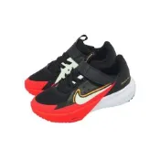 Nike 慢跑鞋 Sonic Fly PS 中童 黑 橘紅 運動鞋 魔鬼氈