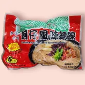 台灣小吃 蚵仔麵線 300g 六人份 內附調味包 古早味 蚵仔風味麵線 紅麵線