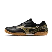 【MIZUNO 美津濃】Crossmatch Plio RX4 男鞋 女鞋 黑金色 運動 桌球鞋 休閒鞋 81GA183063