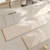 (店+)廚房地墊 新款日系(侘寂風 奶油風 可客製尺寸 矽藻土軟地墊 浴室地墊 廚房腳踏墊 廚房長地墊 吸水地墊)