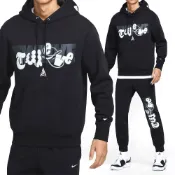 Nike JA M Club BB Po Hoodie 男款 黑色 帽T 塗鴉 喬丹 連帽 長袖 FZ1039-010