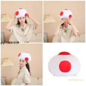 【現發】常春藤搞笑棉蘑菇帽男女通用頭飾萬聖節角色扮演活動時尚卡通頭飾派對漁夫帽
