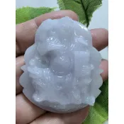 天然A貨翡翠  關公玉佩  文關公 關聖帝君吊墜   送綁項鍊線