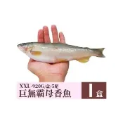 【優鮮配】宜蘭特選巨無霸XXL爆卵母香魚1盒(5尾/920g/盒)