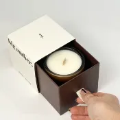 【英國 wxy】Amber 禮盒蠟燭 - 佛手柑油 & 竹