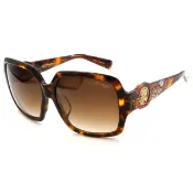 ED Hardy SKULL CHERRY 2 TORTOISE 方框墨鏡 大版面太陽眼鏡 玳瑁/茶色鏡片
