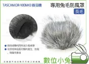 數位小兔【TASCAM DR-100MK3 錄音機 兔毛防風罩】防風罩 兔毛 毛套 風套 話筒罩 100MKIII