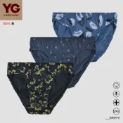 【YG 天鵝內衣】純棉印花三角褲-SY2052