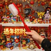 （新年禮物）巨大牙刷 新春過年禮物 搞笑惡搞整人禮物實用禮物大牙刷 搞怪地獄禮物刷背神器 長柄沐浴刷 爛禮物春節歡聚