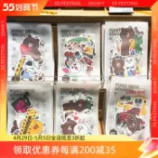 協貿國際日用品生活12館 韓國采購LINE FRIENDS布朗熊 可妮兔 行李貼 貼紙 Mac電腦貼紙