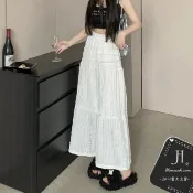 緹花重工藝長裙【0820】韓系INS修身顯瘦氣質純欲甜美可愛設計感仙女休閒百搭海邊度假渡假長裙 Hannah