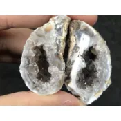 [源生晶] (E114) 成對雷公蛋 迷你聚寶盆 瑪瑙 招財納福  飾品