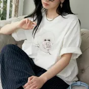 FREAK'S STORE 氣球字母 狗圖案 T恤 PEACH JOHN x PUBLUX聯名