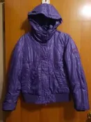 Think Pink 紫色鋪棉羽絨外套 輕量保暖 M