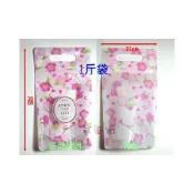 (店+)吉田佳 B512174，浪漫櫻花手提夾鏈袋30*21，1斤袋，牛軋糖包裝袋(50入/包)，彩色立體夾鍊袋，手提夾鏈袋