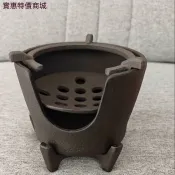 日本蜂巢炭爐手工鑄鐵碳爐煮茶小風爐復古鐵壺碳爐