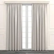 【特力屋】防焰全遮光窗簾 米色 200x165cm(遮光窗簾)