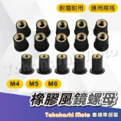 【三種規格】風鏡螺母 橡膠螺母 風鏡螺絲 車殼螺母 M4 M5 M6 XMAX R15 R3 小阿魯 TMAX TL