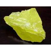 ***原礦屋*** 藏家級完整晶體！辟邪好物！A級墨西哥亮黃色特殊晶型硫磺原礦完整標本1.95g！