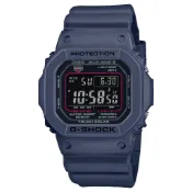 【CASIO】G-SHOCK 經典5600系列 藍殼小方塊 太陽能電波錶 GW-M5610U-2 台灣公司貨保固一年