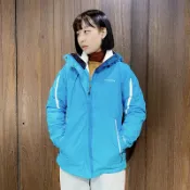 美國百分百【全新真品】Columbia 兩件式外套 女款 保暖 哥倫比亞 夾克 長袖 素面 logo 水藍 E357