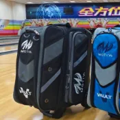 全方位保齡球專賣店 【豪華雙球袋】Motiv 拉桿 保齡球袋 現貨