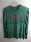 S.G NIKE DRI-FIT KNIT 男生 綠雪花 運動 慢跑 排汗 長袖 T恤 717761-392