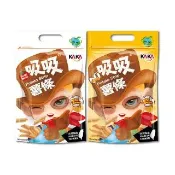 【KAKA】海洋燒 80g吸吸薯條系列 5入組 田園番茄/鹹蛋黃(團購美食/餅乾/洋芋片/醬烤/蝦餅)