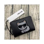 高雄凡賽斯歐洲精品 KARL LAGERFELD 卡爾拉格斐 小皮夾/短夾/零錢包/手機袋