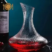 🍷臺灣熱銷🍷加厚錘紋紅酒醒酒器｜家用玻璃快速分酒壺｜創意個性葡萄酒分酒器｜高質感酒具神器✨