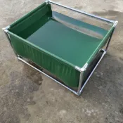 【快速出貨 可開發票】帆布魚池支架防水刮布養殖蓄水池水箱耐高溫超厚洗澡長方形