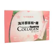 【Star 星】威德 海洋膠原粉 + 鐵 60 包(蜂蜜檸檬口味4.5公克 X 60包)